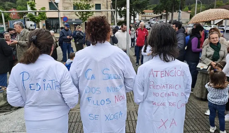 Concentracion en Carnota polo pediatra BOA