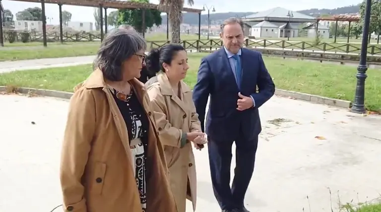 Margarita Lamela co ex ministro Abalos en 2023