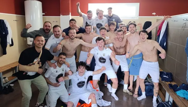 Soneira celebrando a vitoria