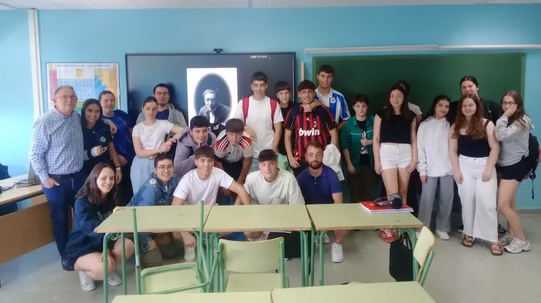 Amancio Liñares no IES As Insuas