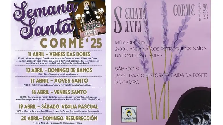 Semana Santa Corme 2025