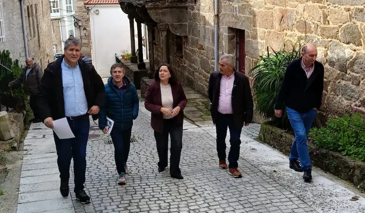 Visita da Delegada da Xunta a Corcubion