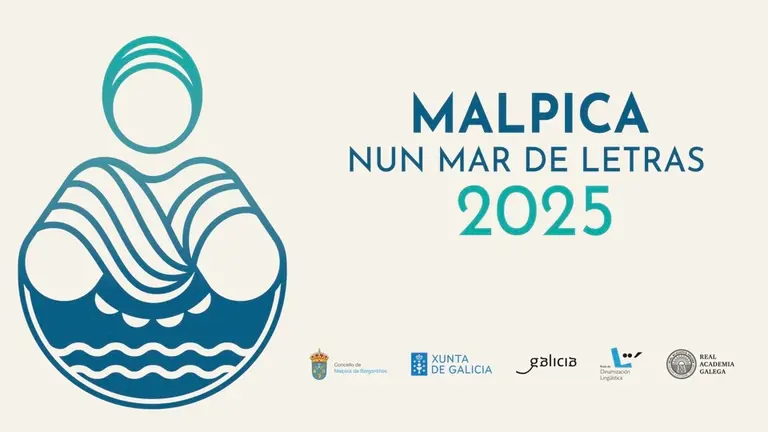 Malpica letras Galegas cartel 2025