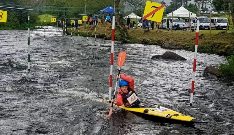 Clara Mancebo Piraguismo Dumbría no Couquino