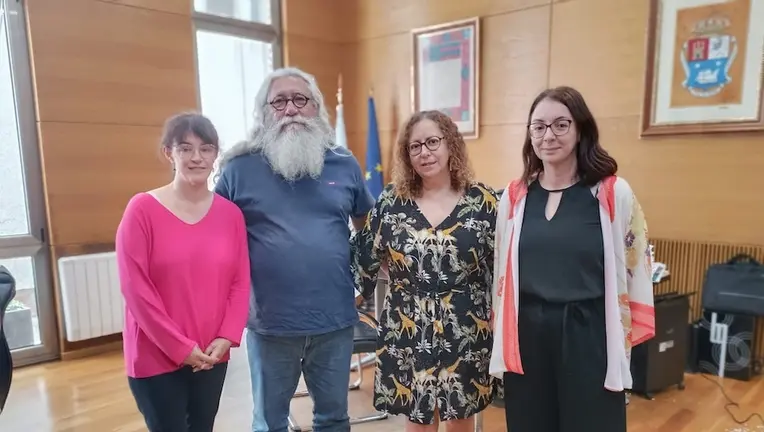 Alcaldesa de Lugo coa plataforma vendaval