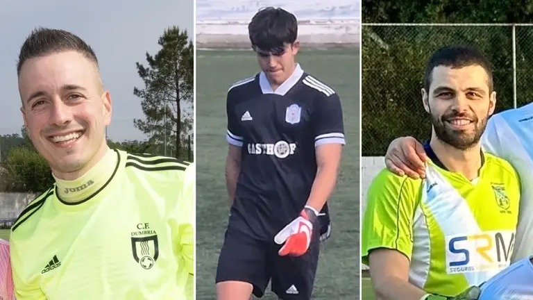 Anxo Rodri e Guille porteiros menos batidos Pombo Ligas da Costa 2025