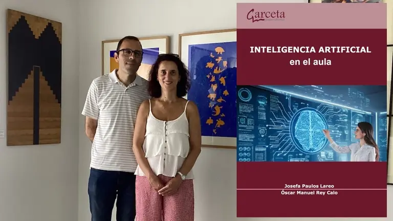 Fina Paulos e Oscar Rey Calo libro IA na aula