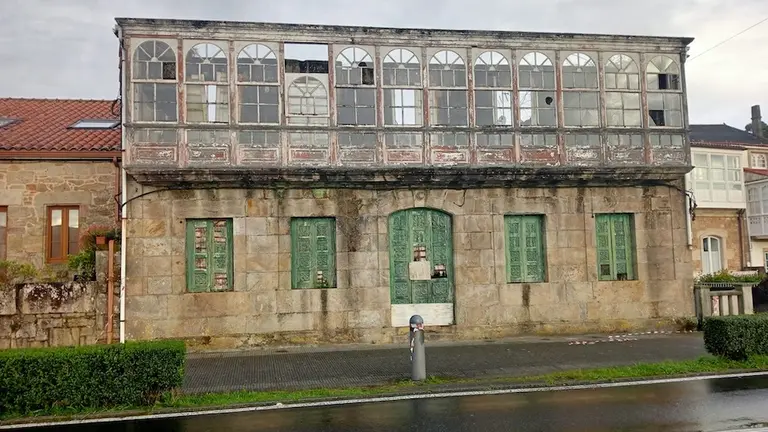 Casa de Rosina abandonada en Corcubion