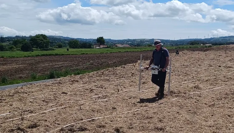 Lino Gorgoso propeccion arqueoloxica Brandomil