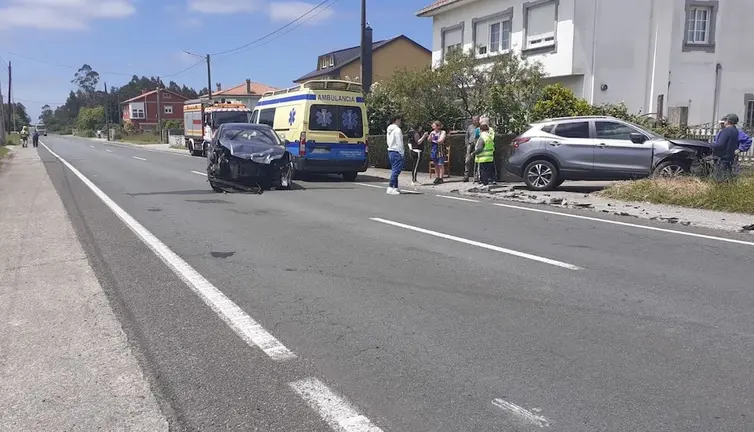 Accidente AC-442 concello Vimianzo