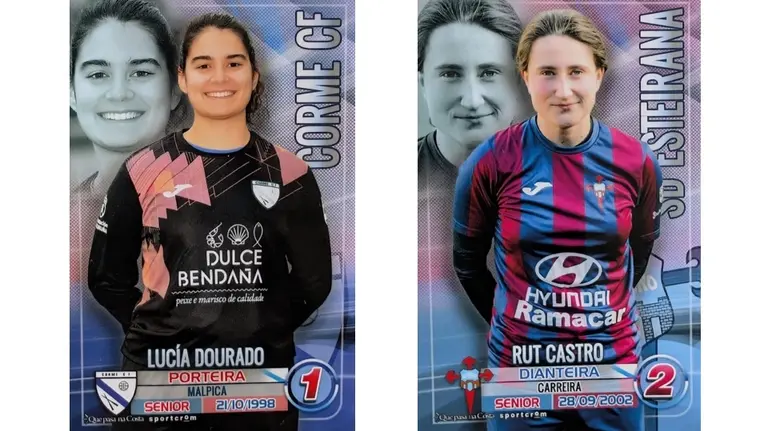 Lucia Dourado do Corme e Rut da Esteirana