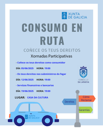 cartel programa consumo Laracha