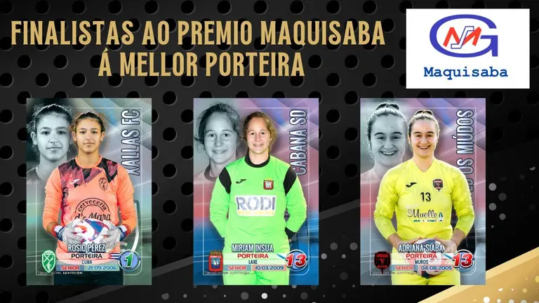 Finalistas Mellor Porteira Futbol da Costa 2025
