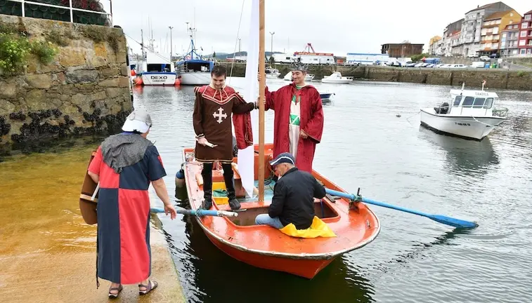 Desembarco do Rei Alfonso IX no Encaixe no Camino de Camarinas 2025-Foto-VH