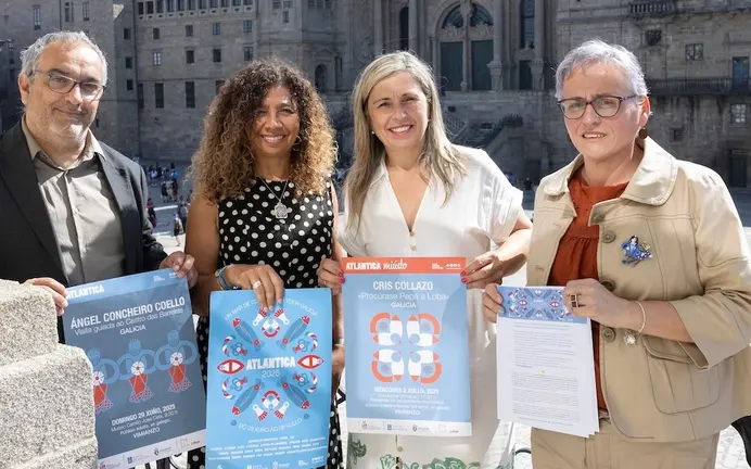 Monica Rodriguez e Nieves Lema na  Presentación Atlántica 2025