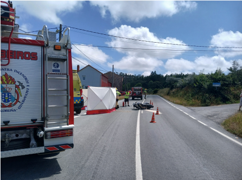 accidente santa comba