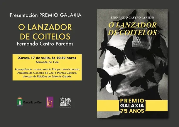 Fernando Paredes presenta O lanzador de Coitelos en Cee