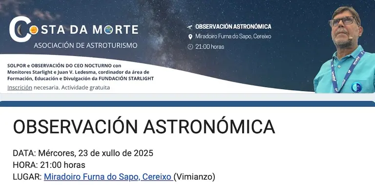Asociacion Astroturismo Costa da Morte Observacion