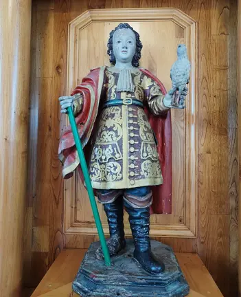 Imaxe de san Xián patrón de san Xusto