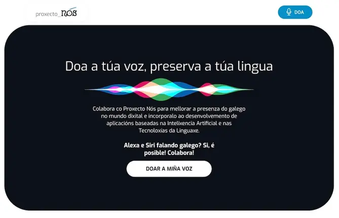Proxecto Nos Doa a tua voz