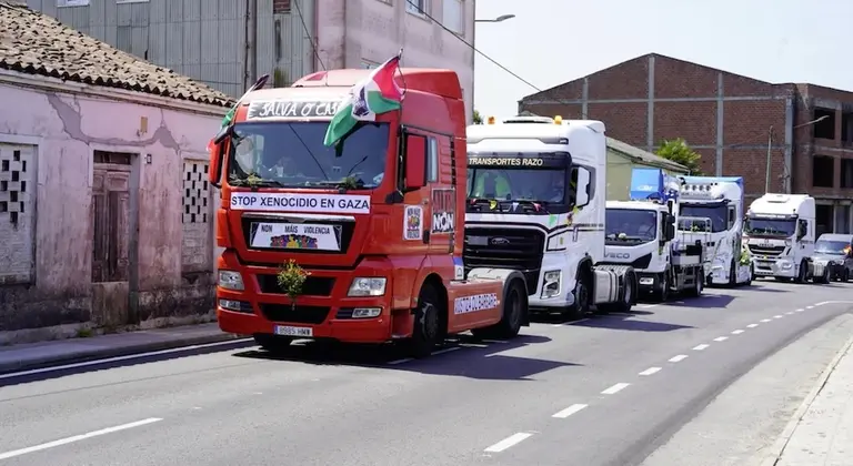 Procesion do San Cristobal de Carballo con Gaza