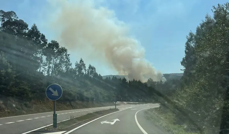 incendio en Dumbria