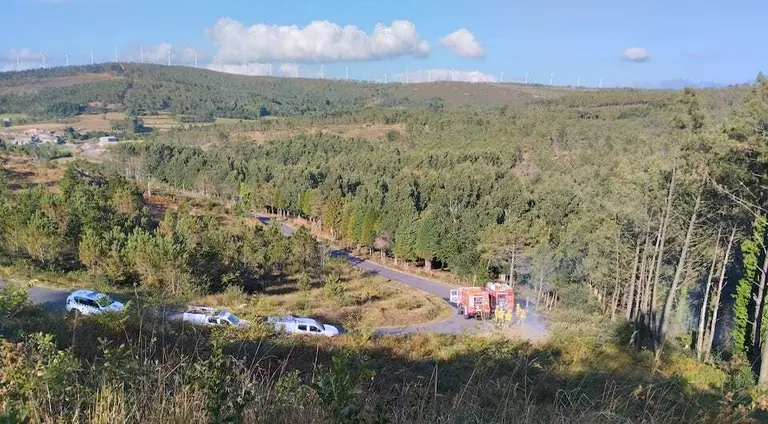 Incendio en Cubelo Carnota 2