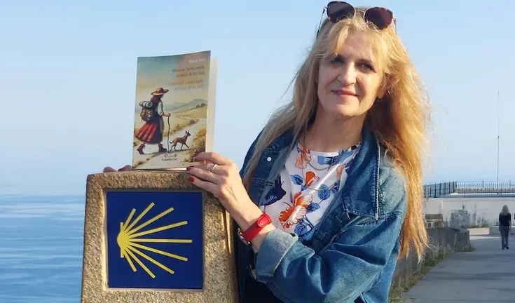 Branca Vilela en Fisterra