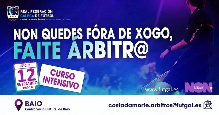 curso arbitros futbol da Costa
