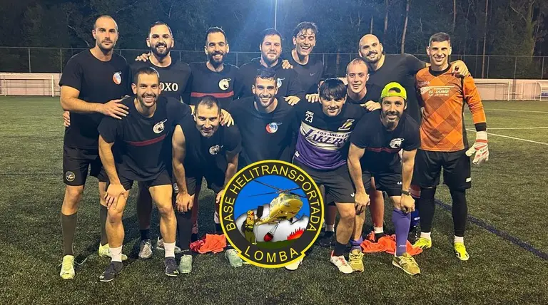 Equipo da Base Helitransportada da Lomba en 2024 en Zas