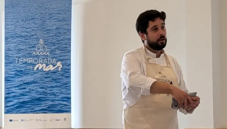 Brais Pichel showcooking Temporada de Mar