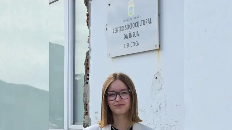 Ines Ramos no Centro da Insua de Caion