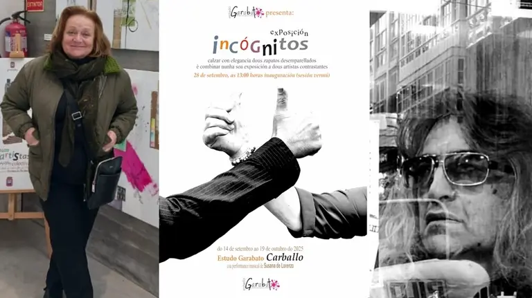 Loli España e Jesús Artextasis expoñen no Garabato