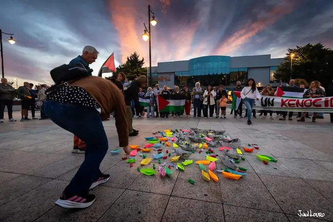 barcos por Gaza en Cee-Foto-Juan Louro 3