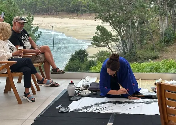 Imaxe dunha actividade no Camping de Merxo