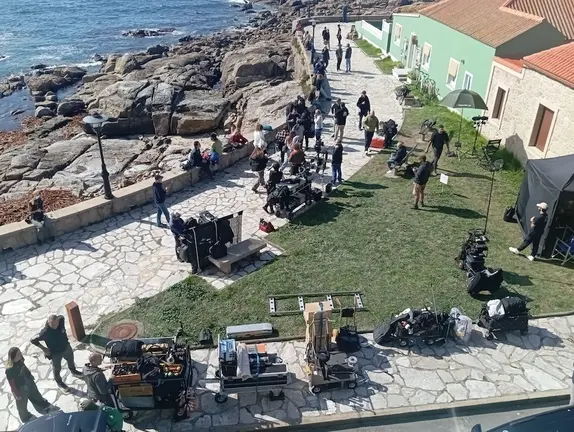 Foto da rodaxe de Buen Camino en Muxia