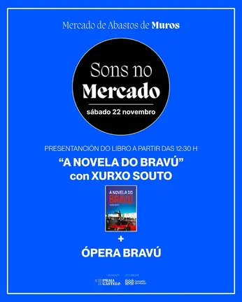 Xurxo Souto no Mercado de Abastos de Muros