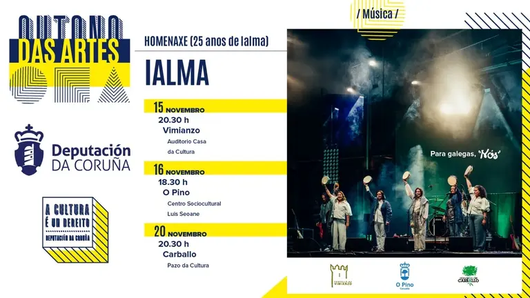 Ialma concertos Deputacion na Costa da Morte