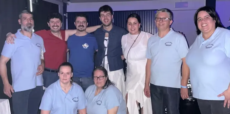 Alana con Galiza celta Delémont en Xenebra