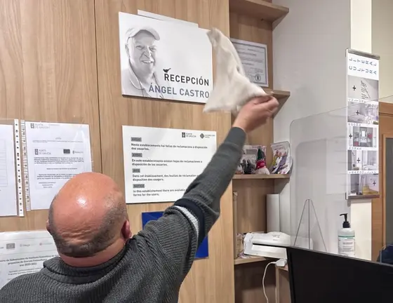 Recepcion Anegl Castro do Albergue Bela Muxia