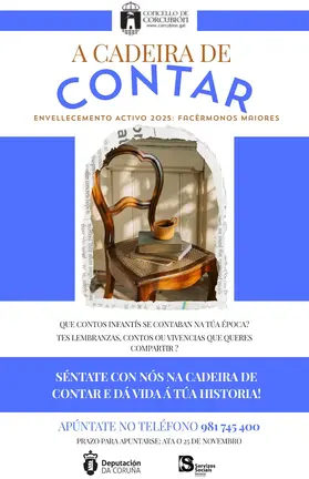Cadeira de contar en Corcubion