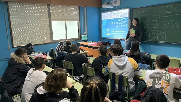 Vieiro no IES en 3º Eso