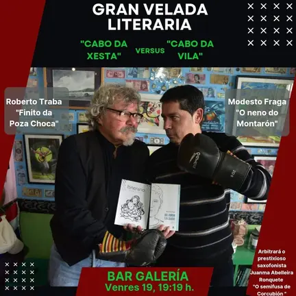 Velada literaria bar A Galería