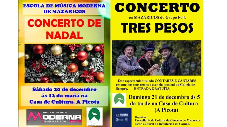 Concerto de Nadal e Os Tres Pesoe N. Mazaricos