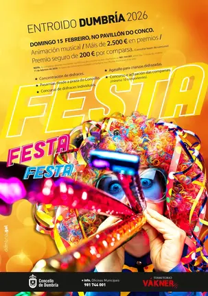 cartel entroido 2026 Dumbria