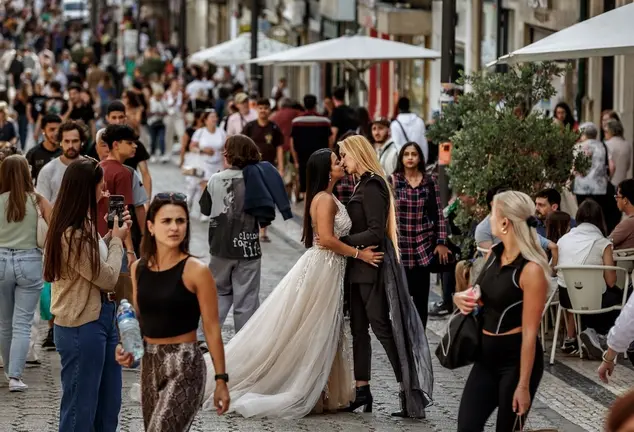 Foto de Antonio Amboade dunha boda