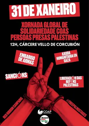Solidariedade Palestina presos
