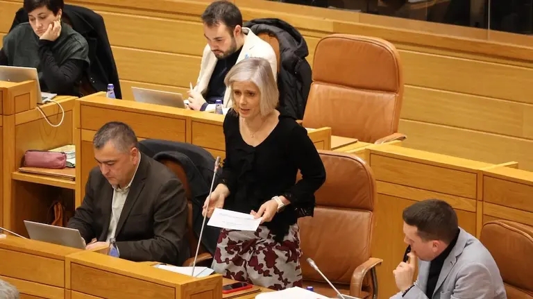 Patricia Iglesias do PSOE no Parlamento