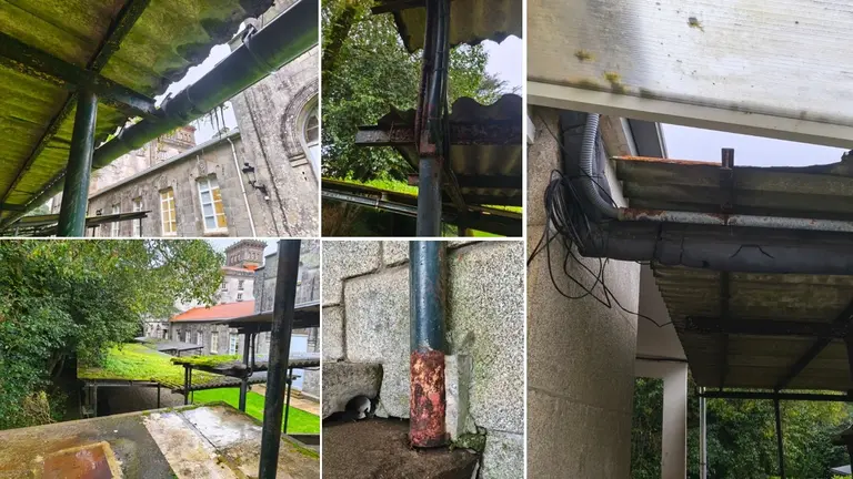 mal estado do IES Fernando Blanco