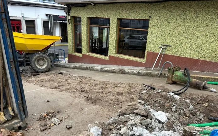 Mellora integral da rúa Voluntariado, en Corme Porto